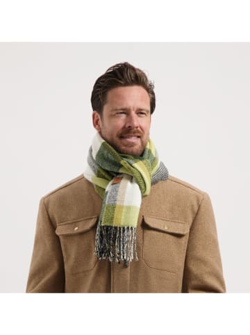 TRAVELIN' Schal in Creme/ Schwarz/ Gelb