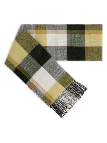 TRAVELIN' Schal in Creme/ Schwarz/ Gelb