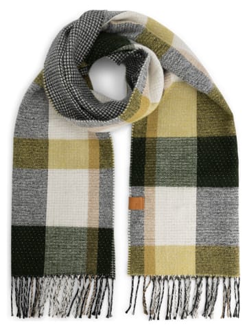 TRAVELIN' Sjaal crème/zwart/geel