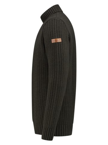 TRAVELIN' Rollkragenpullover "Boda" in Anthrazit