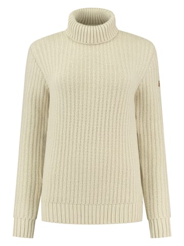 TRAVELIN' Rollkragenpullover "Boda" in Creme