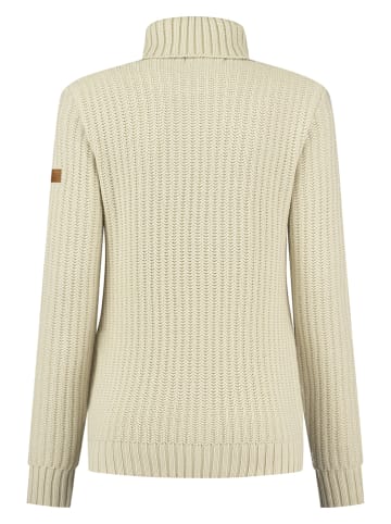 TRAVELIN' Rollkragenpullover "Boda" in Creme