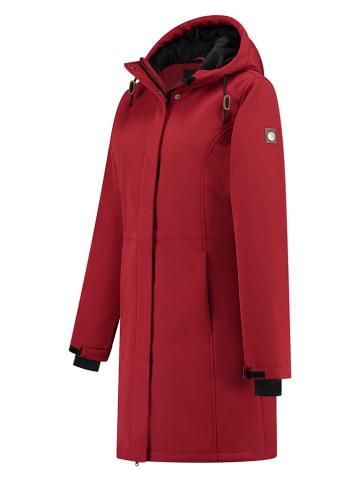 TRAVELIN' Parka "Enrike" w kolorze czerwonym