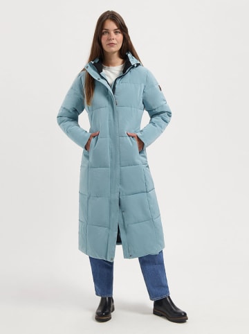 TRAVELIN' Steppmantel "Freya" in Hellblau