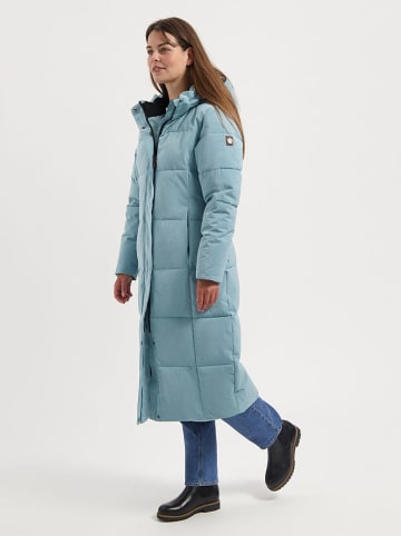 TRAVELIN' Steppmantel "Freya" in Hellblau