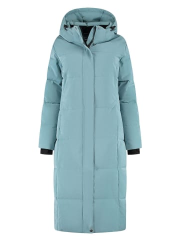 TRAVELIN' Steppmantel "Freya" in Hellblau