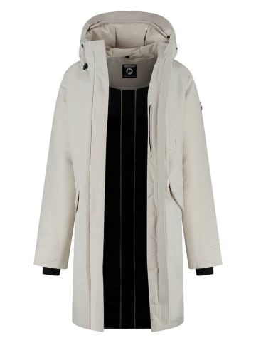 TRAVELIN' Wintermantel in Creme