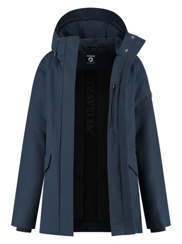 TRAVELIN' Winterjas donkerblauw