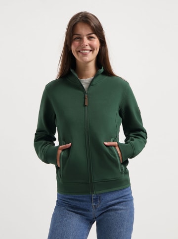 TRAVELIN' Sweatjacke in Grün