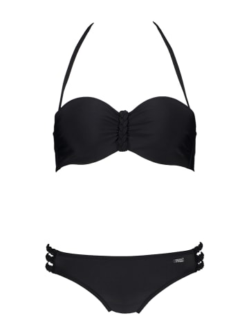 Buffalo Bikini "Zopf" w kolorze czarnym