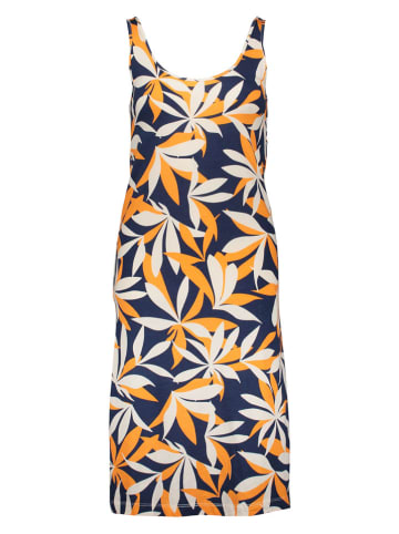 s.Oliver Koszula nocna w kolorze granatowo-pomarańczowym