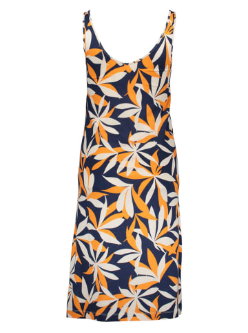 s.Oliver Nachthemd in Dunkelblau/ Orange