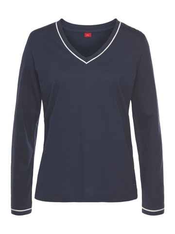 s.Oliver Pyjamatop donkerblauw