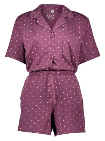 VIVANCE DREAMS Pyjama pruimkleurig