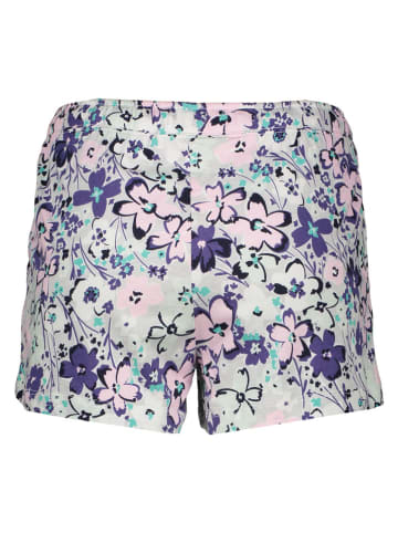 s.Oliver Pyjama-Shorts in Grau/ Lila/ Rosa