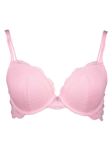 LASCANA Biustonosz push-up w kolorze jasnoróżowym
