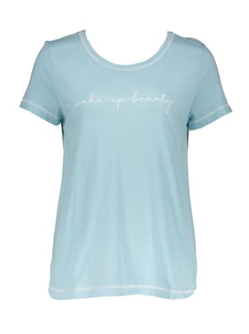 Vivance Pyjama-Oberteil in Hellblau