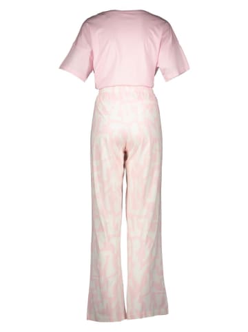 s.Oliver Pyjama in Rosé/ Weiß