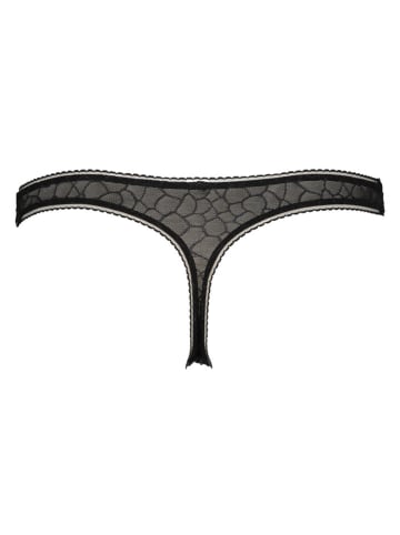 LASCANA Stringi w kolorze czarnym