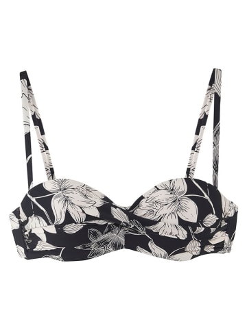 s.Oliver Bikinitop zwart/crème