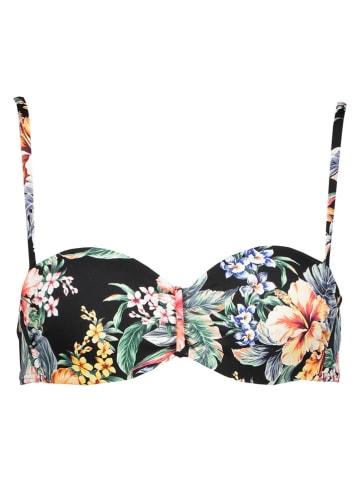 LASCANA Bikinitop zwart/meerkleurig