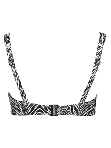 s.Oliver Biustonosz bikini w kolorze czarno-białym