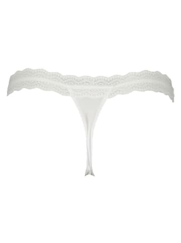 LASCANA Stringi w kolorze białym