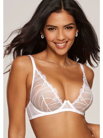 LASCANA Biustonosz w kolorze białym