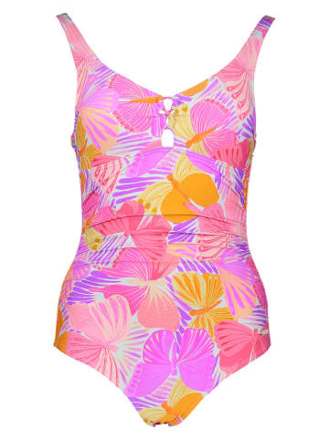 Sunseeker Badeanzug in Lila/ Orange