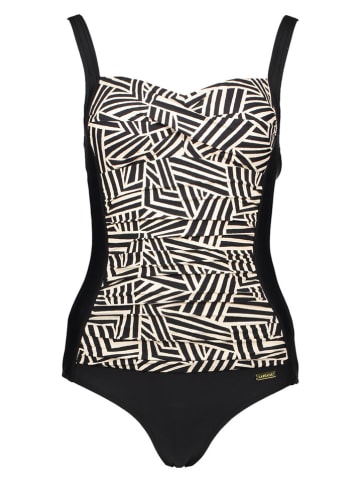 LASCANA Badpak zwart/crème