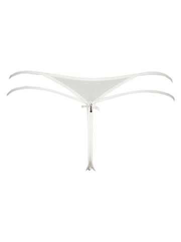 LASCANA Stringi w kolorze kremowym