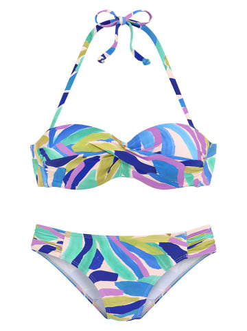 s.Oliver Bikini in Blau/ Türkis/ Grün