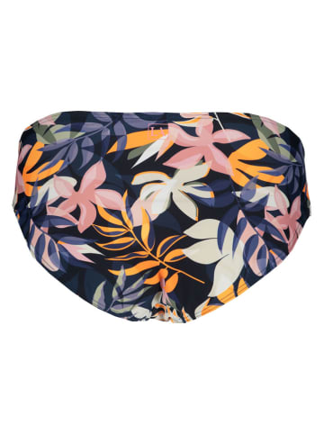 LASCANA Figi bikini w kolorze granatowo-pomarańczowym