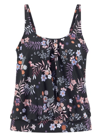 LASCANA Tankini-Oberteil in Schwarz