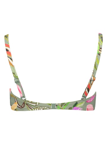 s.Oliver Bikini-Oberteil "Herbst" in Grün