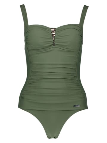LASCANA Badeanzug in Oliv