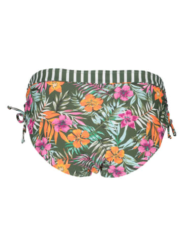 Venice Beach Bikinislip olijfgroen/oranje