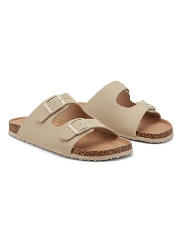 Inselhauptstadt Pantoletten in Beige