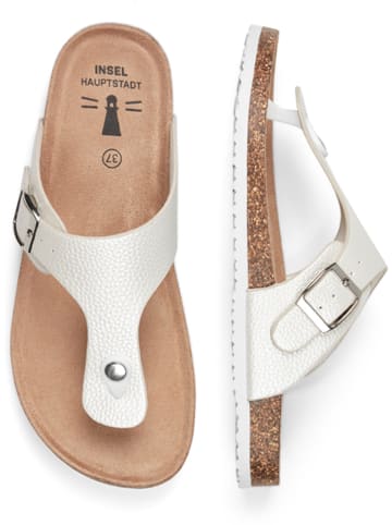 Inselhauptstadt Teenslippers crème