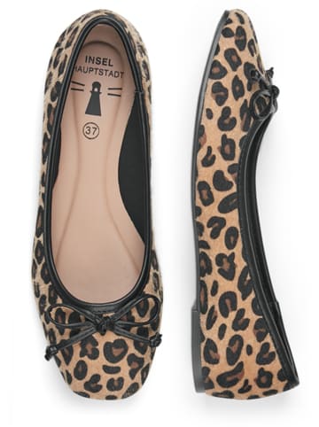 Inselhauptstadt Ballerinas in Hellbraun/ Braun