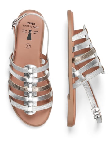 Inselhauptstadt Sandalen in Silber/ Gold