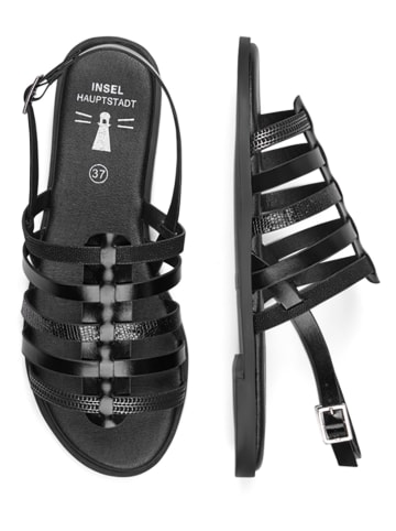 Inselhauptstadt Sandalen in Schwarz