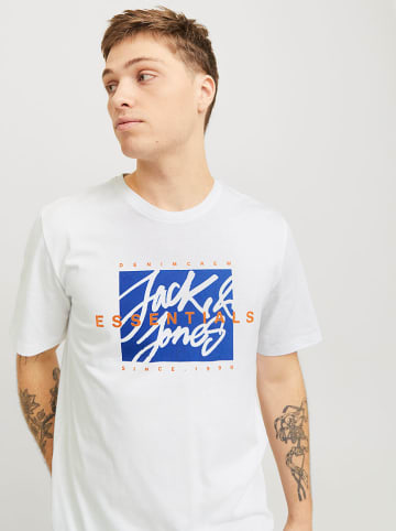 Jack & Jones Koszulka "Colton" w kolorze białym