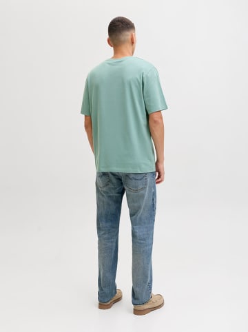 Jack & Jones Koszulka "Logo" w kolorze turkusowym