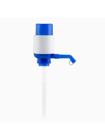 InnovaGoods Wasserspender in Weiß/ Blau - (B)8 x (H)16,5 x (T)18 cm