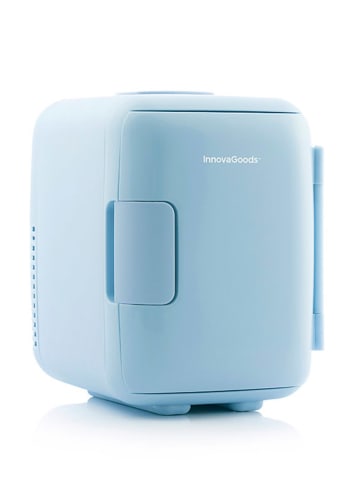 InnovaGoods Mini-Kosmetik-Kühlschrank in Blau - (B)21,5 x (H)29,2 x (T)28 cm