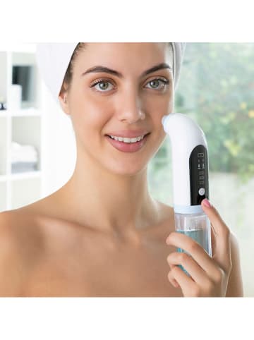 InnovaGoods Hydro-Gesichtsreiniger in Weiß/ Schwarz