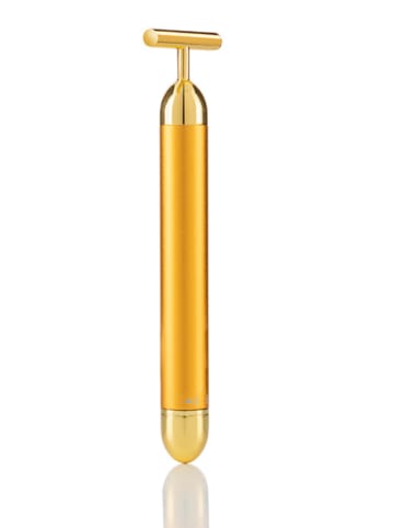 InnovaGoods Gesichtsmassagegerät in Gold - (B)3,2 x (H)14 x (T)1,4 cm