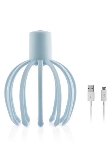 InnovaGoods Hoofdmassageapparaat lichtblauw