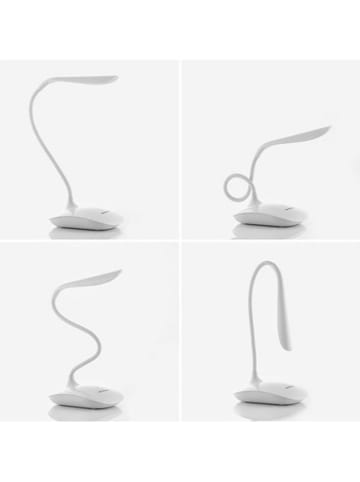 InnovaGoods LED-Tischlampe in Weiß - (B)10 x (H)39,5 x (T)11,5 cm